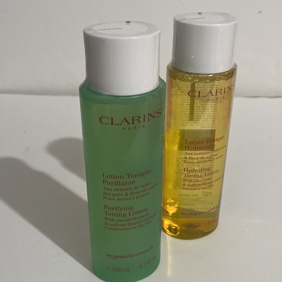 NWT *** CLARINS*** Purifying Toning Lotion & Hydrating Toning Lotion - Normal DS - Picture 5 of 9